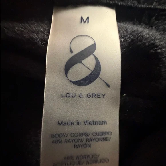 Lou & Grey Black Hooded Top - Picture 3 of 5